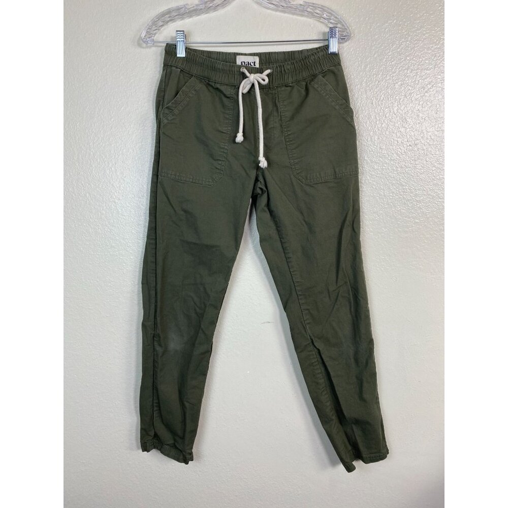 Pact Olive Green Straight Leg Pants